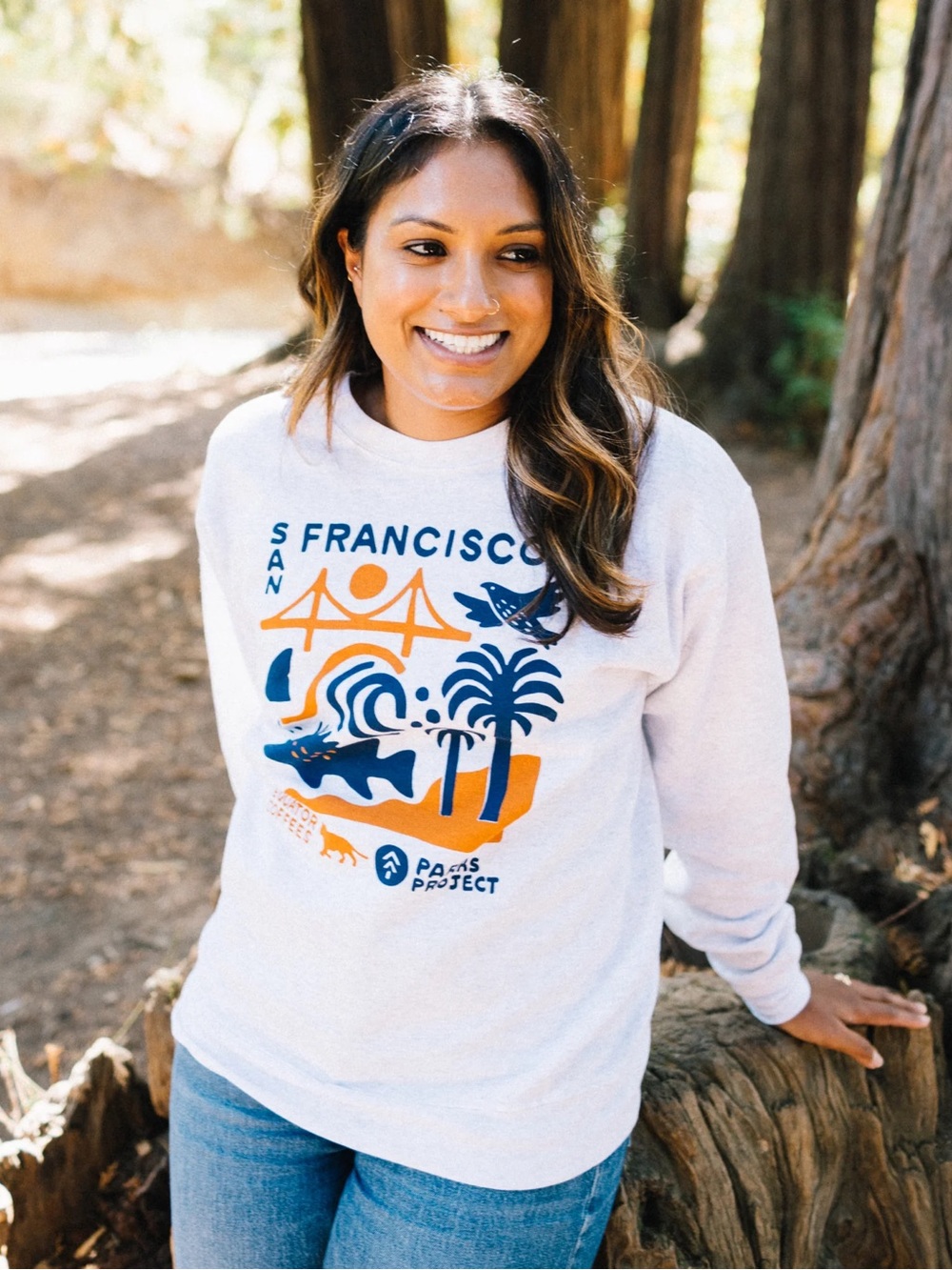 PARKS PROJECT Equator Coffee San Francisco Fleece Pullover Sweatshirt